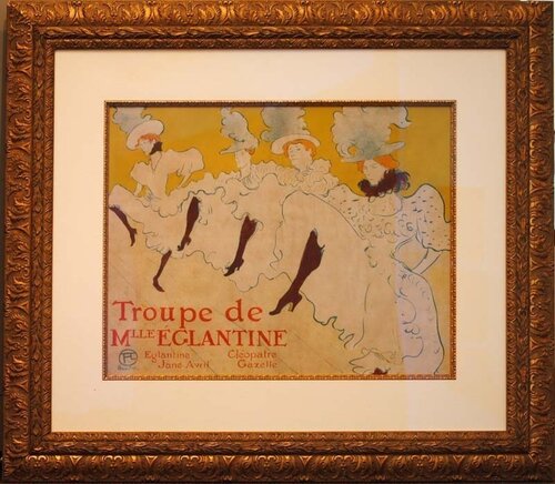 La Troupe de Mademoiselle Eglantine di Henri de Toulouse-Lautrec, Stampa in vendita su Singulart