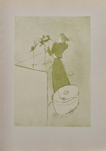 La chapelière de Henri de Toulouse-Lautrec, Impresión a la venta en Singulart