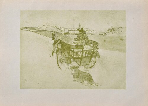 L'attelage et le chien by Henri de Toulouse-Lautrec, Print for Sale on Singulart