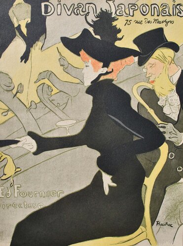 Le divan japonais van Henri de Toulouse-Lautrec, Afdruk te koop op Singulart