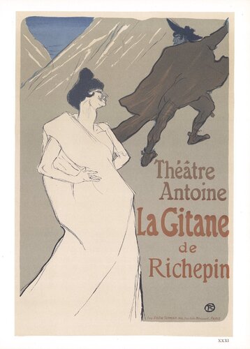 La Gitane de Richepin di Henri de Toulouse-Lautrec, Stampa in vendita su Singulart