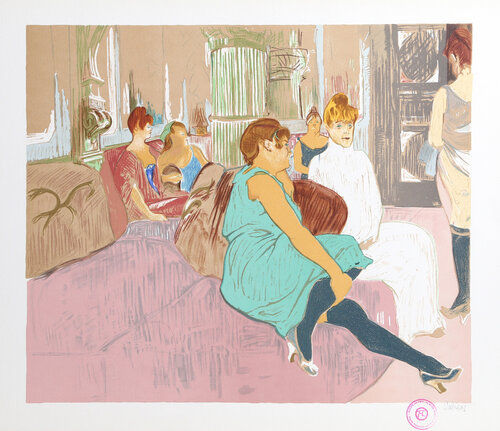 Salon par Henri de Toulouse-Lautrec, Édition en vente sur Singulart
