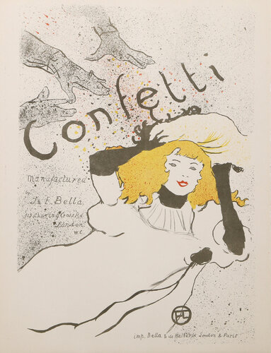 Confetti von Henri de Toulouse-Lautrec, Druck kaufen auf Singulart