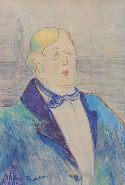 Portrait d'Oscar Wilde Henri de Toulouse-Lautrec