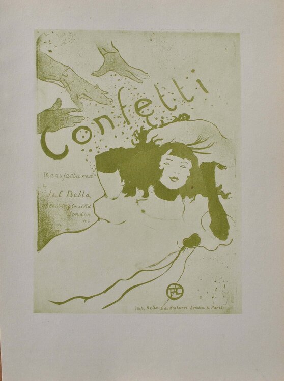 Confetti Henri de Toulouse-Lautrec