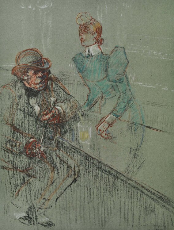 La barmaid Henri de Toulouse-Lautrec