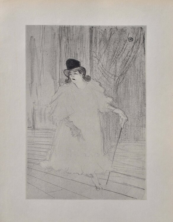 La cantatrice Henri de Toulouse-Lautrec