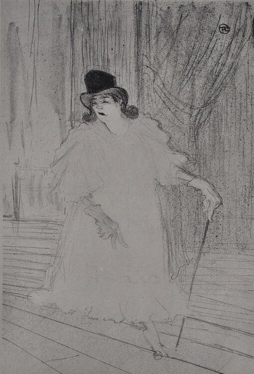 La cantatrice Henri de Toulouse-Lautrec