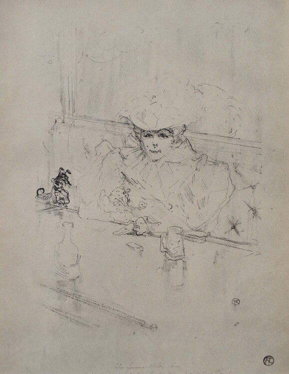 Mademoiselle Lender Henri de Toulouse-Lautrec