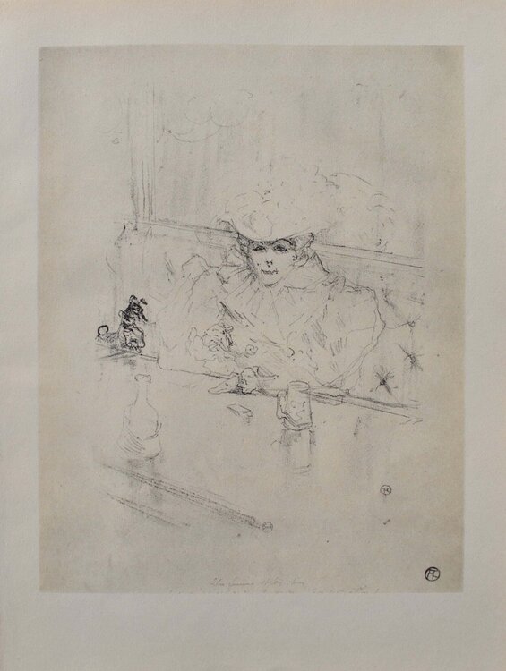 Mademoiselle Lender Henri de Toulouse-Lautrec