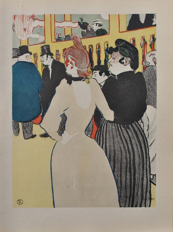 La goulue et sa soeur au moulin rouge Henri de Toulouse-Lautrec