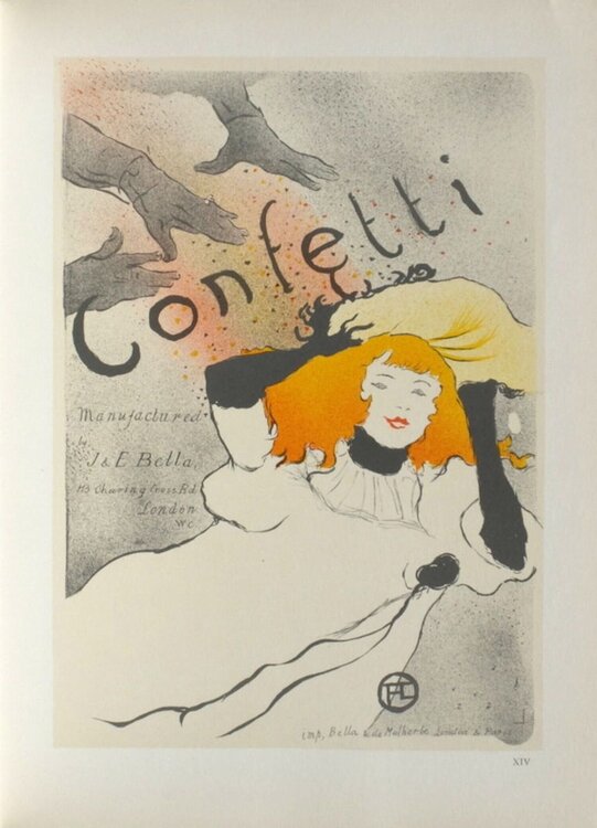 Confetti Henri de Toulouse-Lautrec
