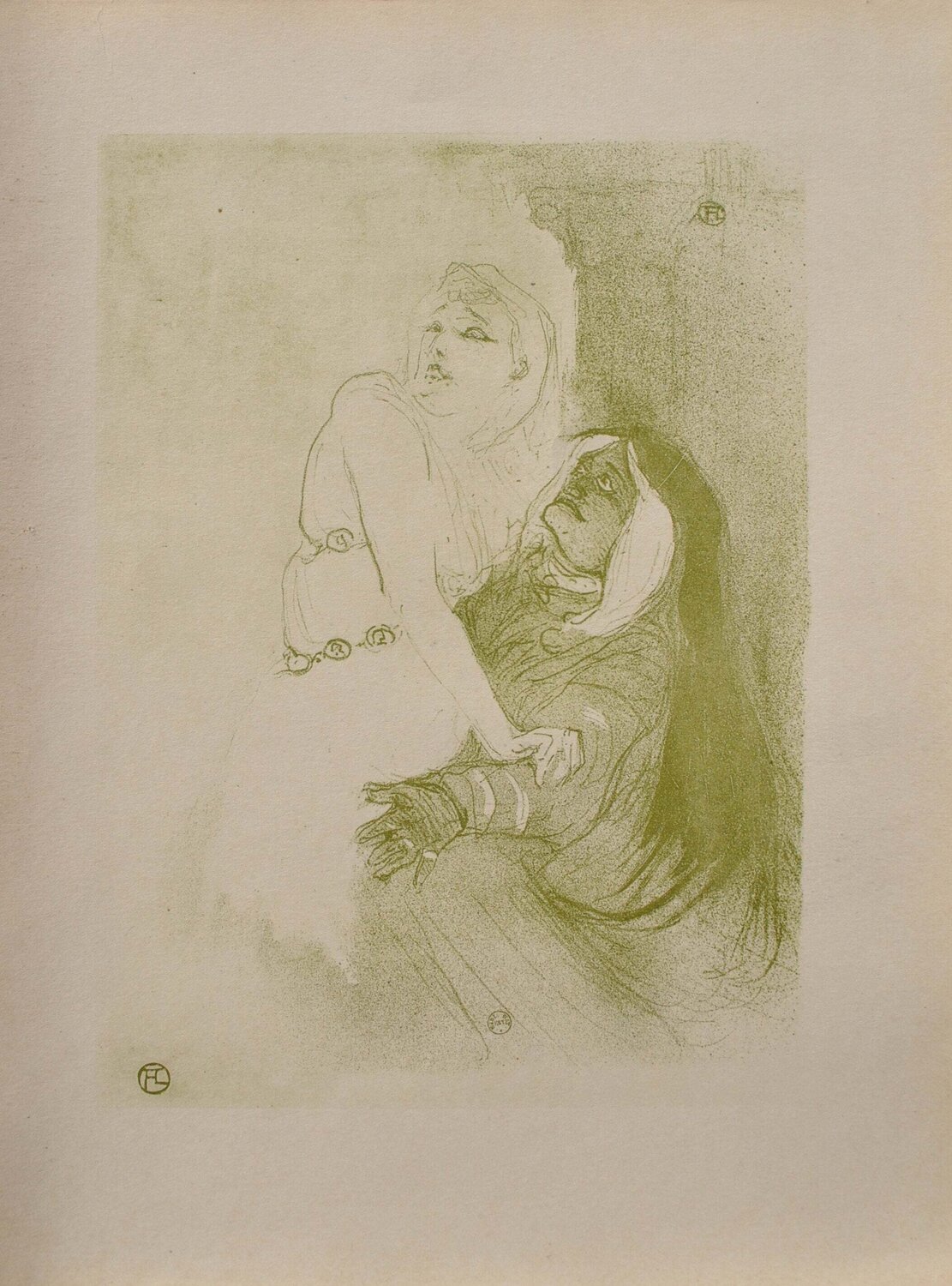 Sarah Bernhard dans Phèdre Henri de Toulouse-Lautrec Stampa in vendita