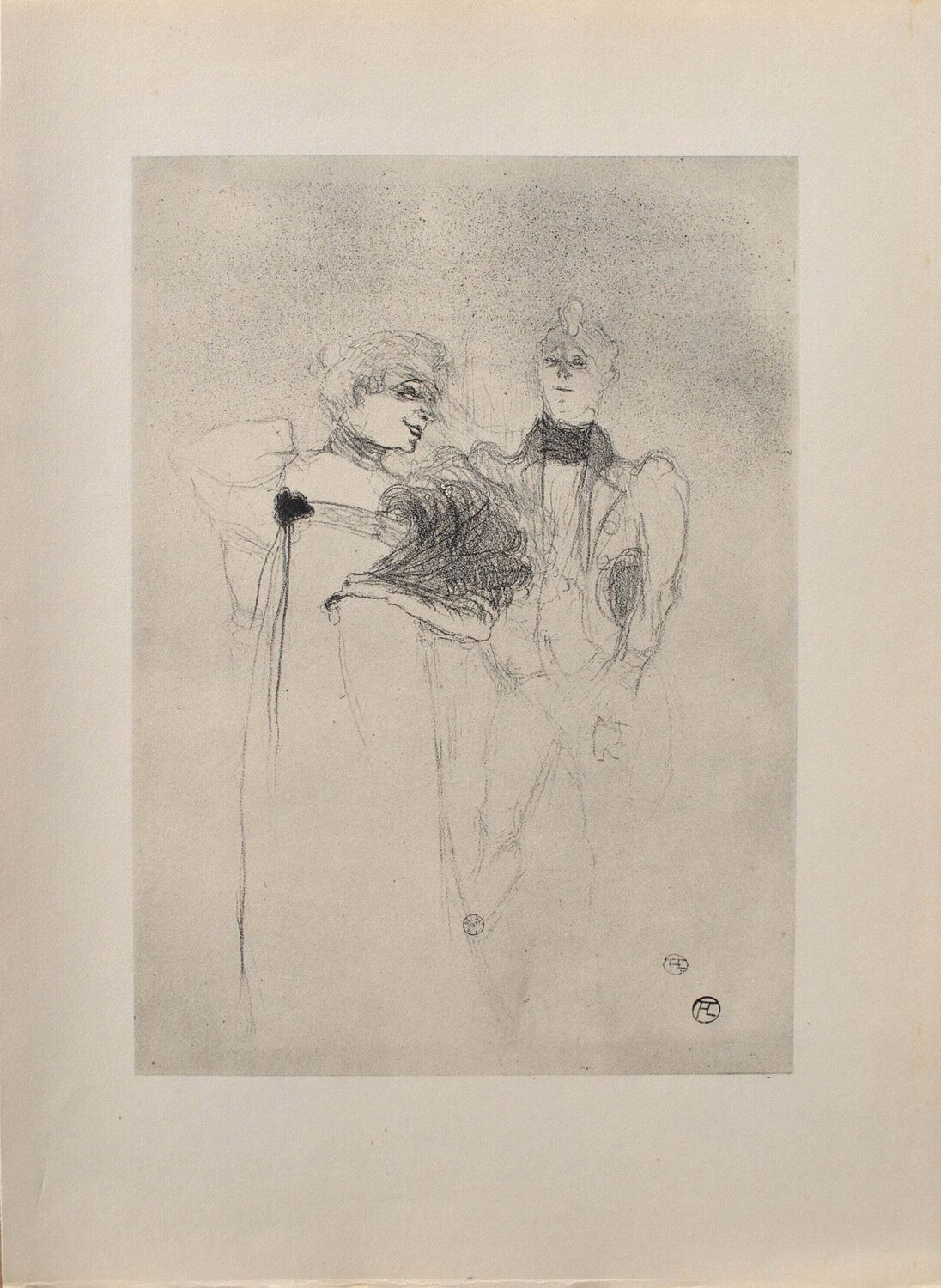 Elégante et son prétendant Henri de Toulouse-Lautrec Édition à vendre