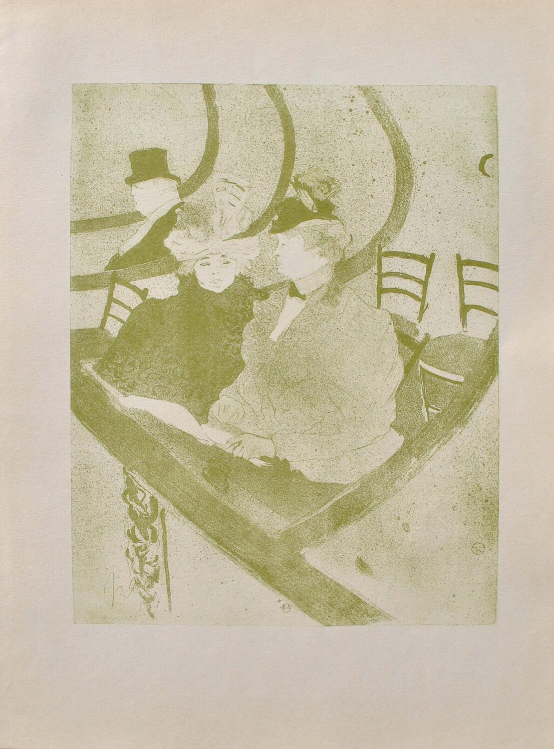 Les deux soeurs Henri de Toulouse-Lautrec Print for sale