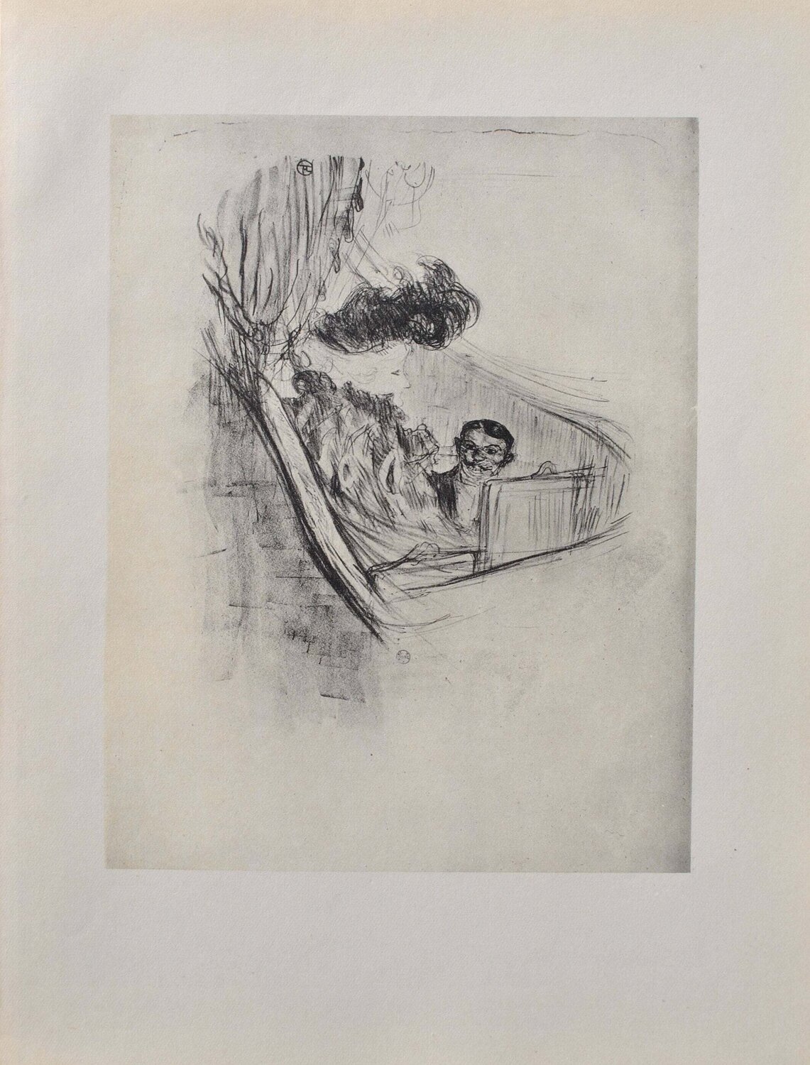La chanteuse et le pianiste Henri de Toulouse-Lautrec Druck zu verkaufen