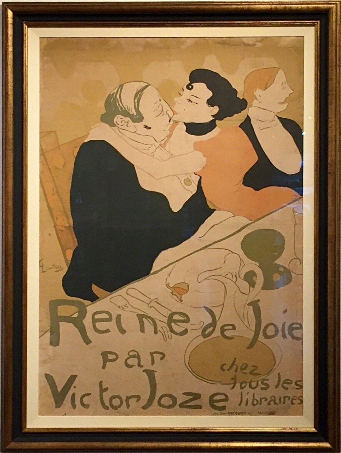 Reine De Joie Henri de Toulouse-Lautrec Stampa in vendita