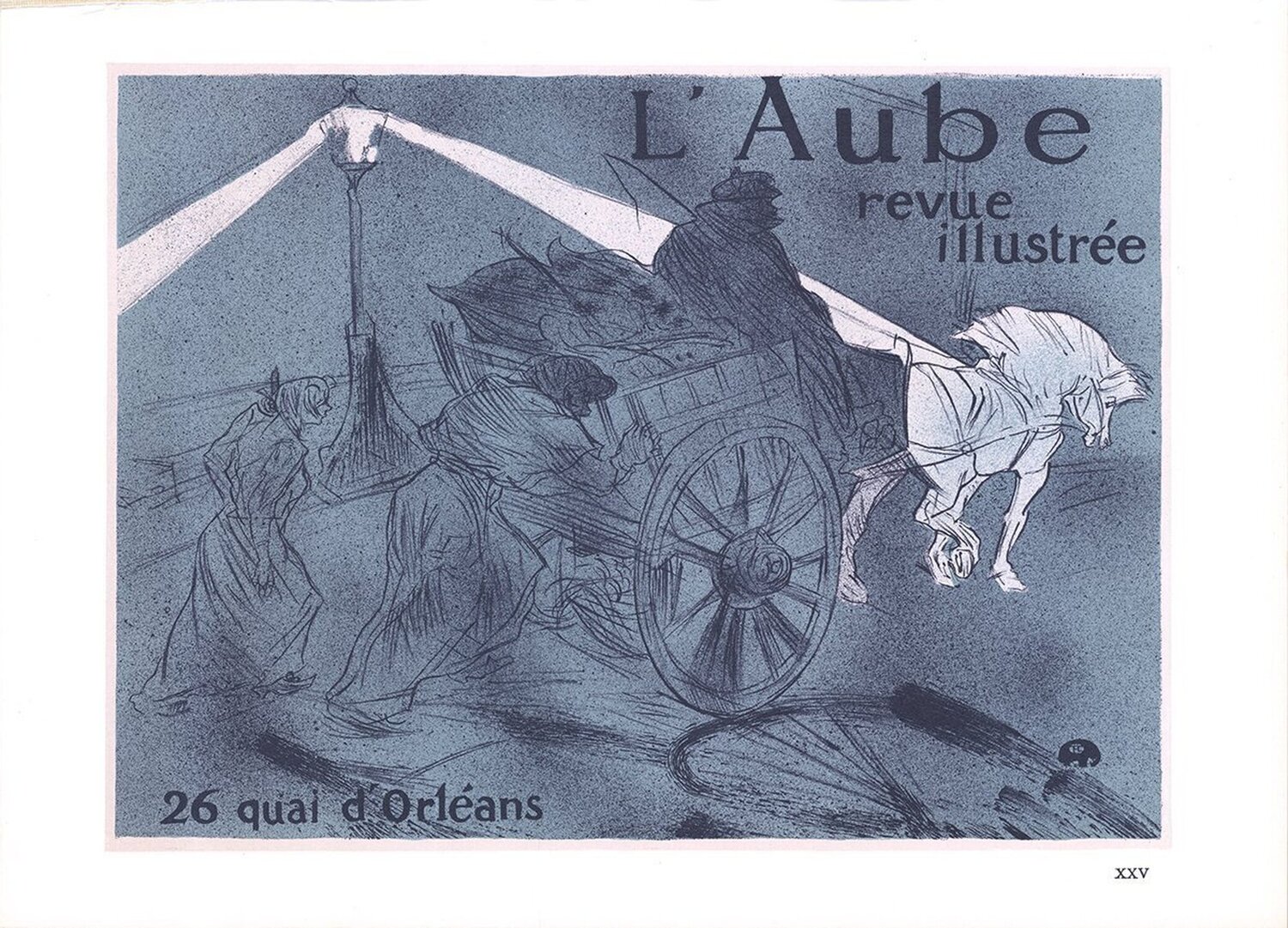 L' Aube revue illustree Henri de Toulouse-Lautrec Stampa in vendita