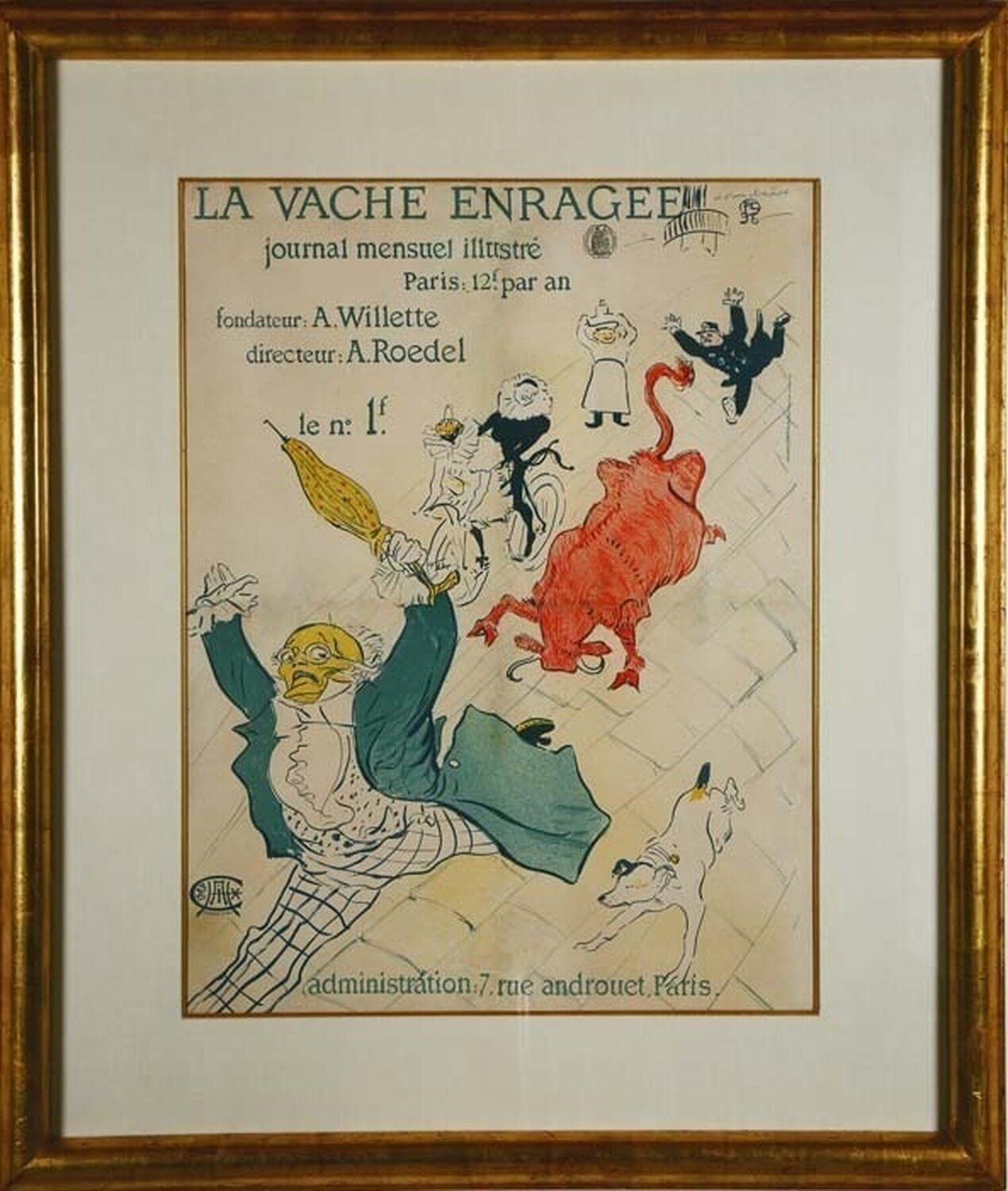 La Vache Enragee Henri de Toulouse-Lautrec