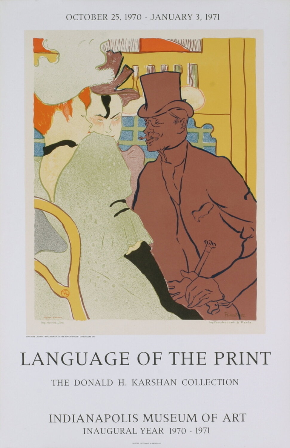 The Englishman Henri de Toulouse-Lautrec Druck zu verkaufen