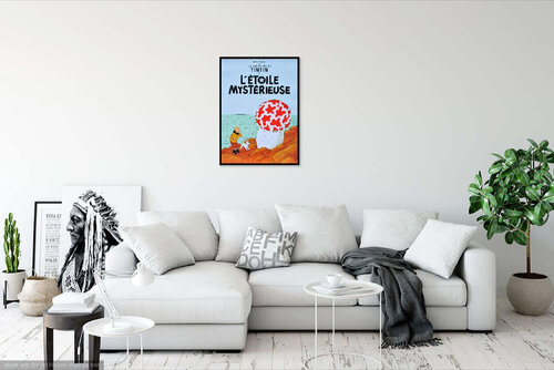 Tintin - L'étoile mystérieuse by Hergé, Print for Sale on Singulart
