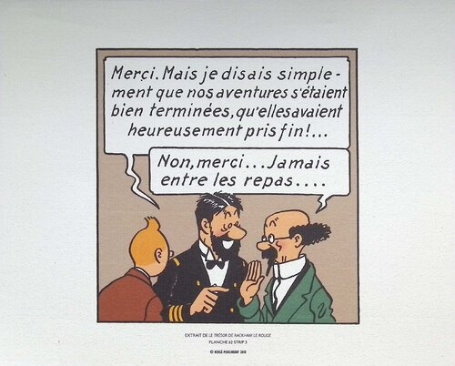 Tintin - Le trésor de Rackham le rouge by Hergé, Print for Sale on Singulart
