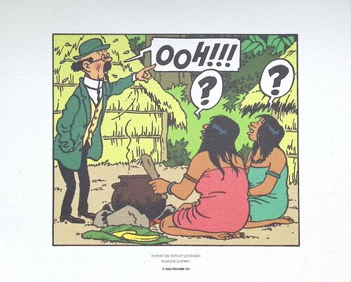 Tintin et les Picaros by Hergé, Print for Sale on Singulart