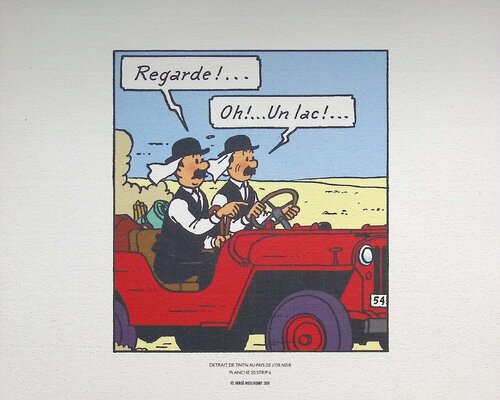 Tintin - Les bijoux de la Castafiore by Hergé, Print for Sale on Singulart