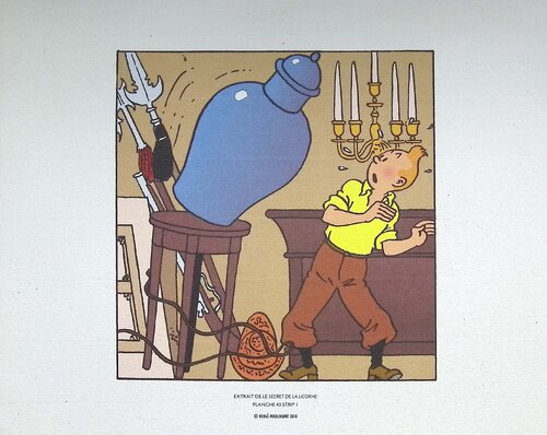 Tintin - Le secret de la licorne by Hergé, Print for Sale on Singulart