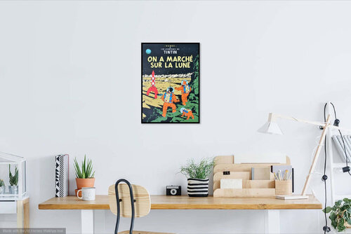 Tintin - On a marché sur la lune by Hergé, Print for Sale on Singulart