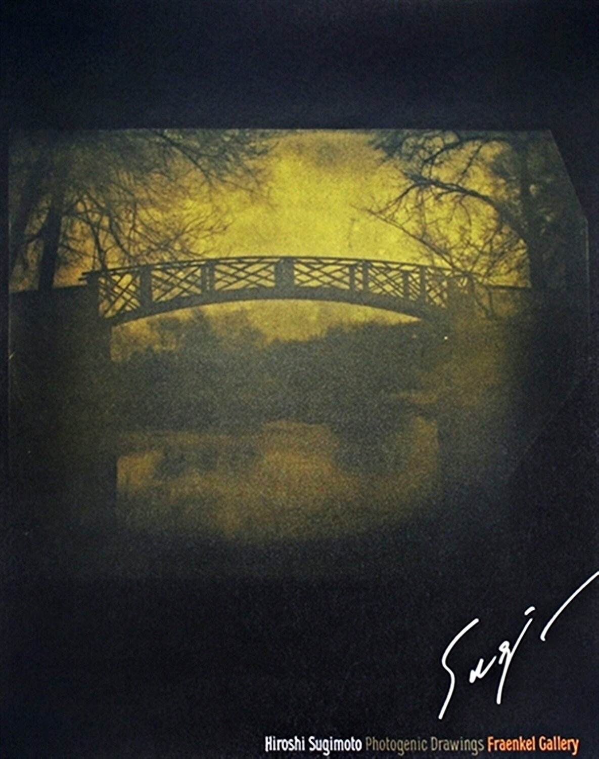 杉本博司: PHOTOGENIC DRAWINGS ポスター／サイン入り