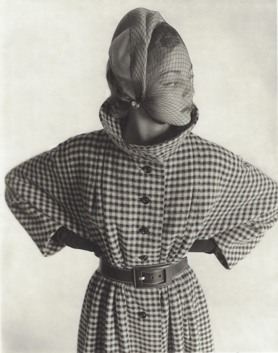 Checkered Coat, Jean Patchett Horst P. Horst Fotografia in vendita