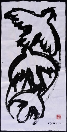 '3 birds' van Alfred Freddy Krupa, Schilderij te koop op Singulart
