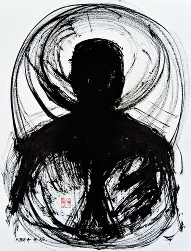 Darkness par Alfred Freddy Krupa, Dessin en vente sur Singulart