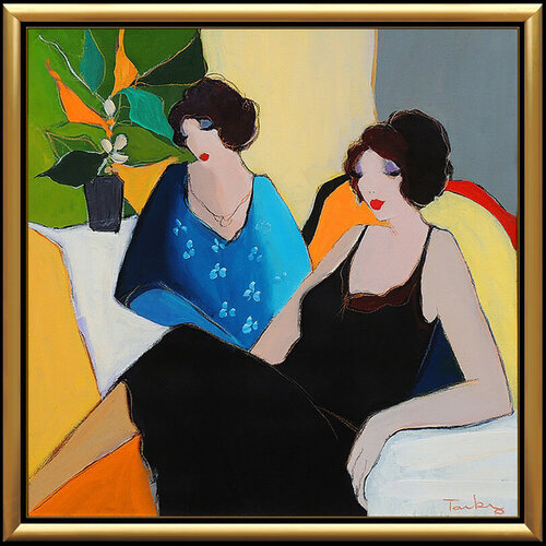 Sophistication von Itzchak Tarkay, Malerei kaufen auf Singulart