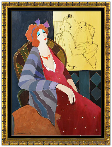 A Woman's Misery von Itzchak Tarkay, Malerei kaufen auf Singulart