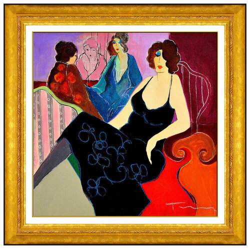 Evening Talk von Itzchak Tarkay, Malerei kaufen auf Singulart