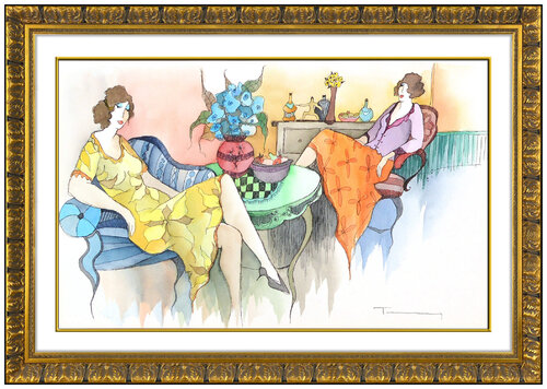 Lounge Reflection von Itzchak Tarkay, Werk auf Papier kaufen auf Singulart