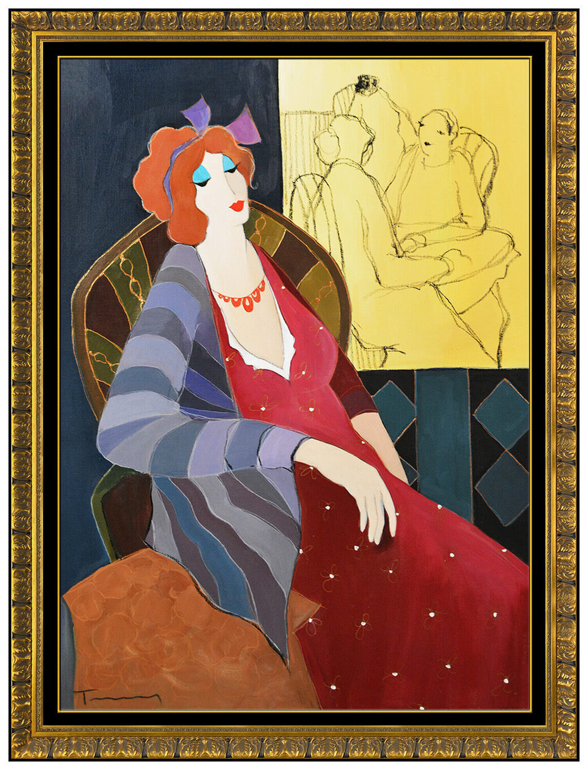 A Woman's Misery Itzchak Tarkay