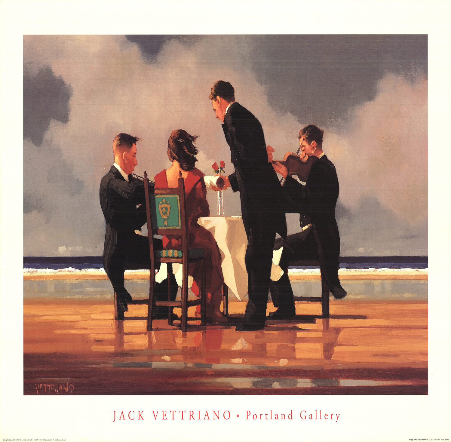 Elegy for a Dead Admiral Jack Vettriano Druck zu verkaufen