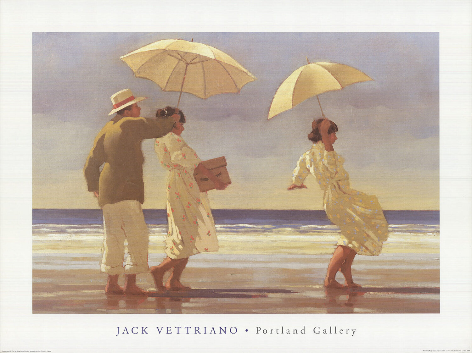 The Picnic Party Jack Vettriano Druck zu verkaufen