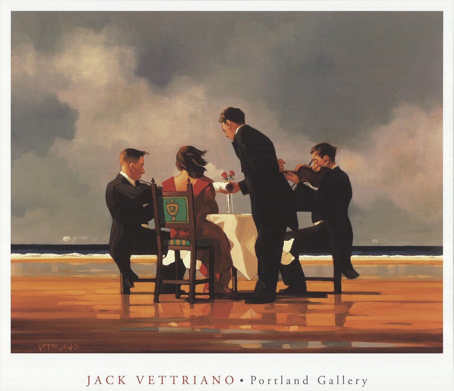 Elegy for a Dead Admiral Jack Vettriano Druck zu verkaufen