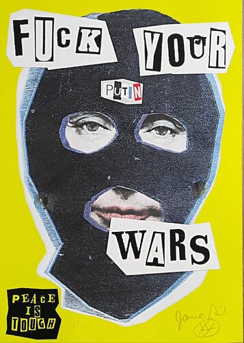 Peace Is Tough van Jamie Reid, Afdruk te koop op Singulart