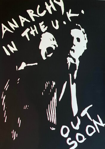 Black Anarchy von Jamie Reid, Druck kaufen auf Singulart