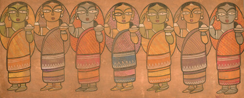 Untitled di Jamini Roy, Pittura in vendita su Singulart
