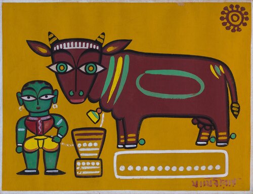 Untitled di Jamini Roy, Pittura in vendita su Singulart