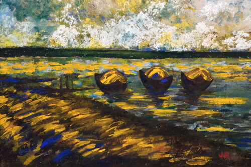 Landscape di Jamini Roy, Pittura in vendita su Singulart