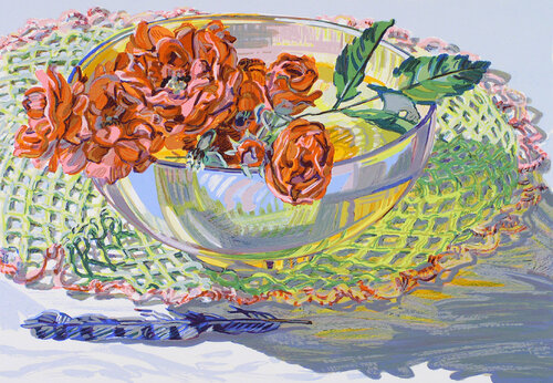Rose Bowl van Janet Fish, Afdruk te koop op Singulart
