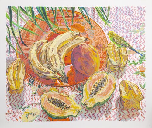 Still Life with Tropical Fruits par Janet Fish, Édition en vente sur Singulart