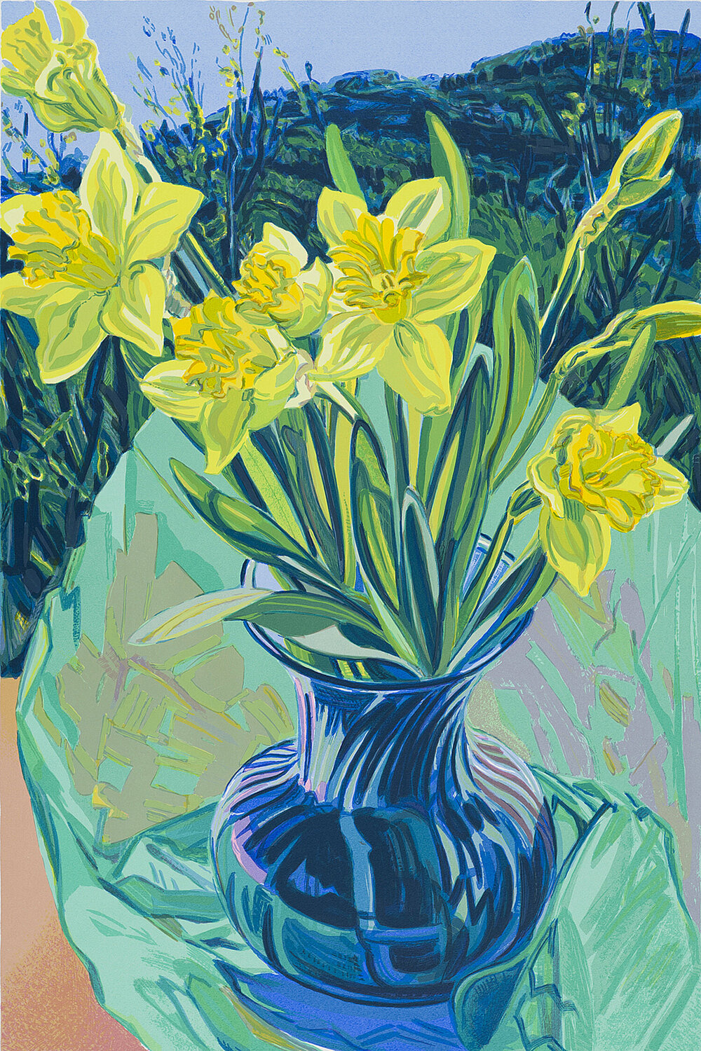 Daffodils Janet Fish Druck zu verkaufen